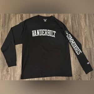 Men’s Champion Vanderbilt Commodores Black Long Sleeve Shirt - Size 2XL